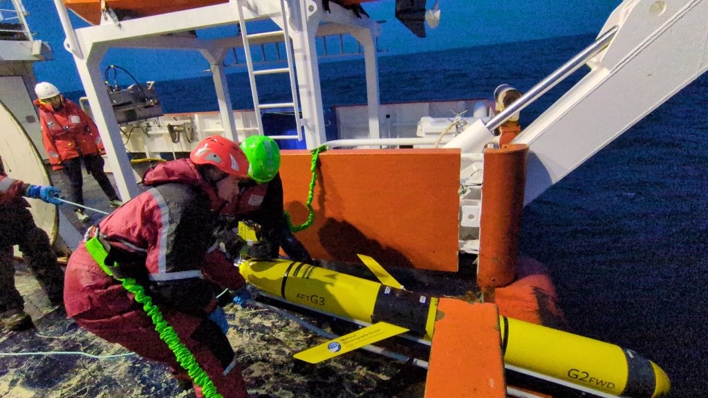 Glider deployment underway