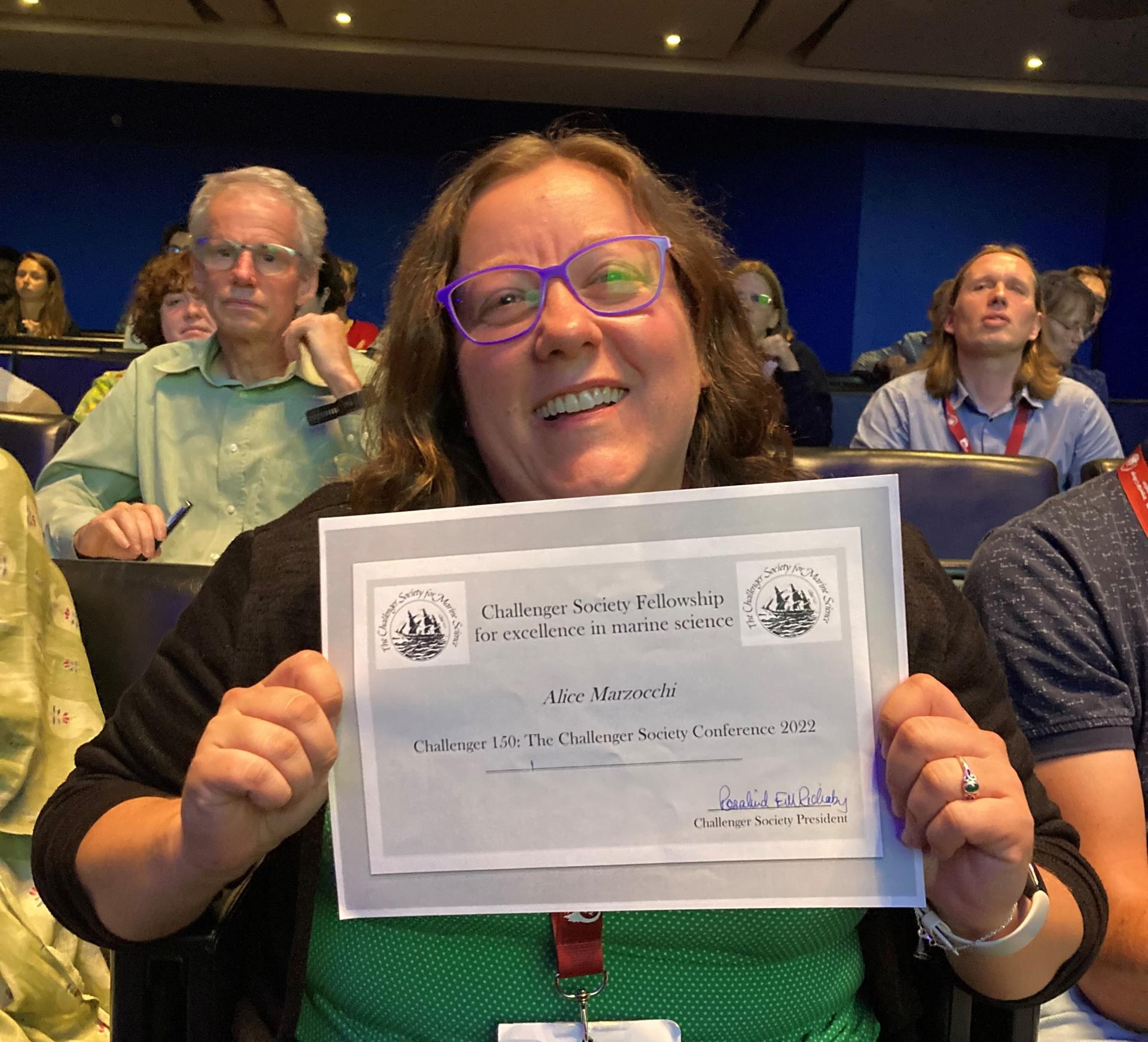 Dr Alice Marzocchi receives early career fellowship.