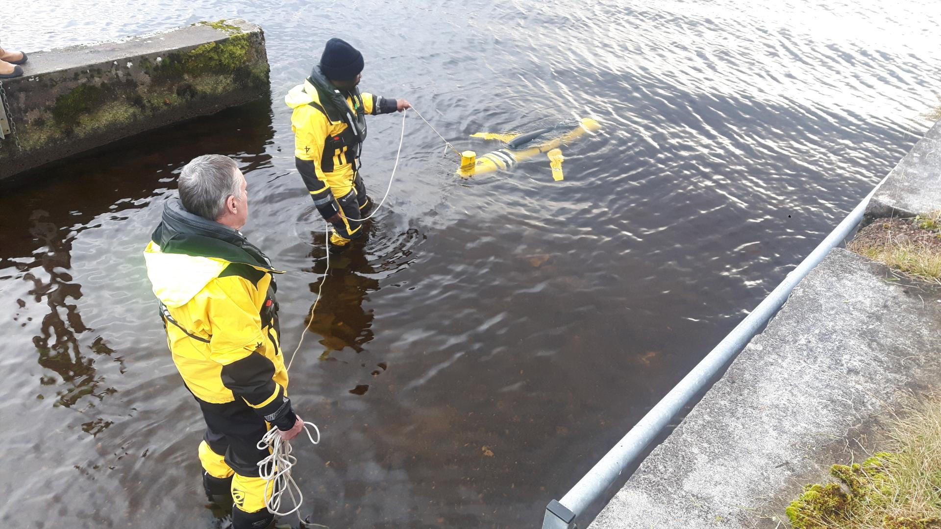Lab-on-chip on glider