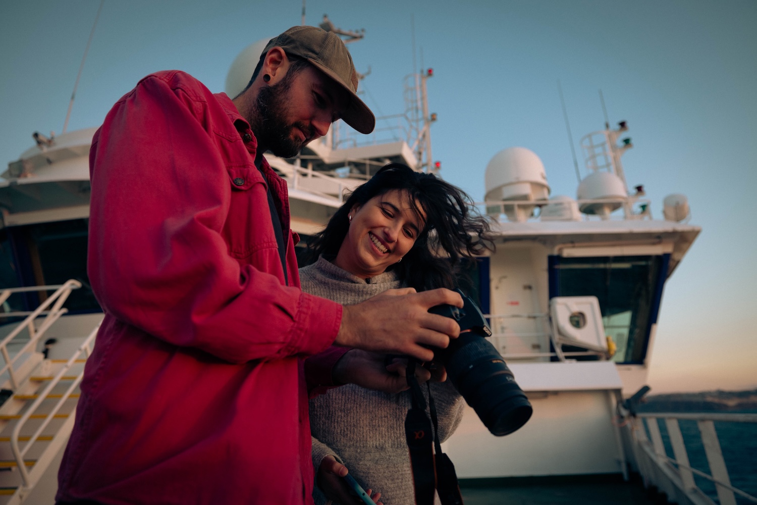 Photographer on deck