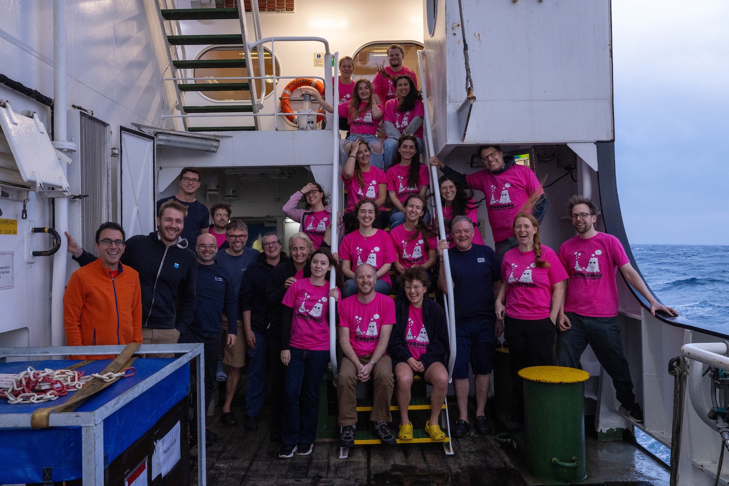 Scientists and crew of RRS Discovery (2012)