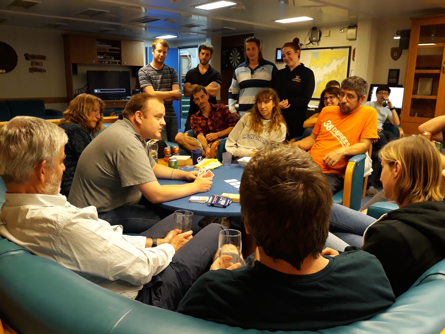 A lively game of cards