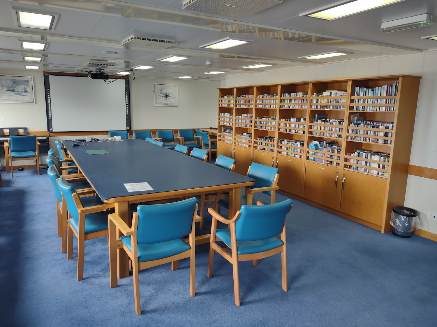 The boardroom and library