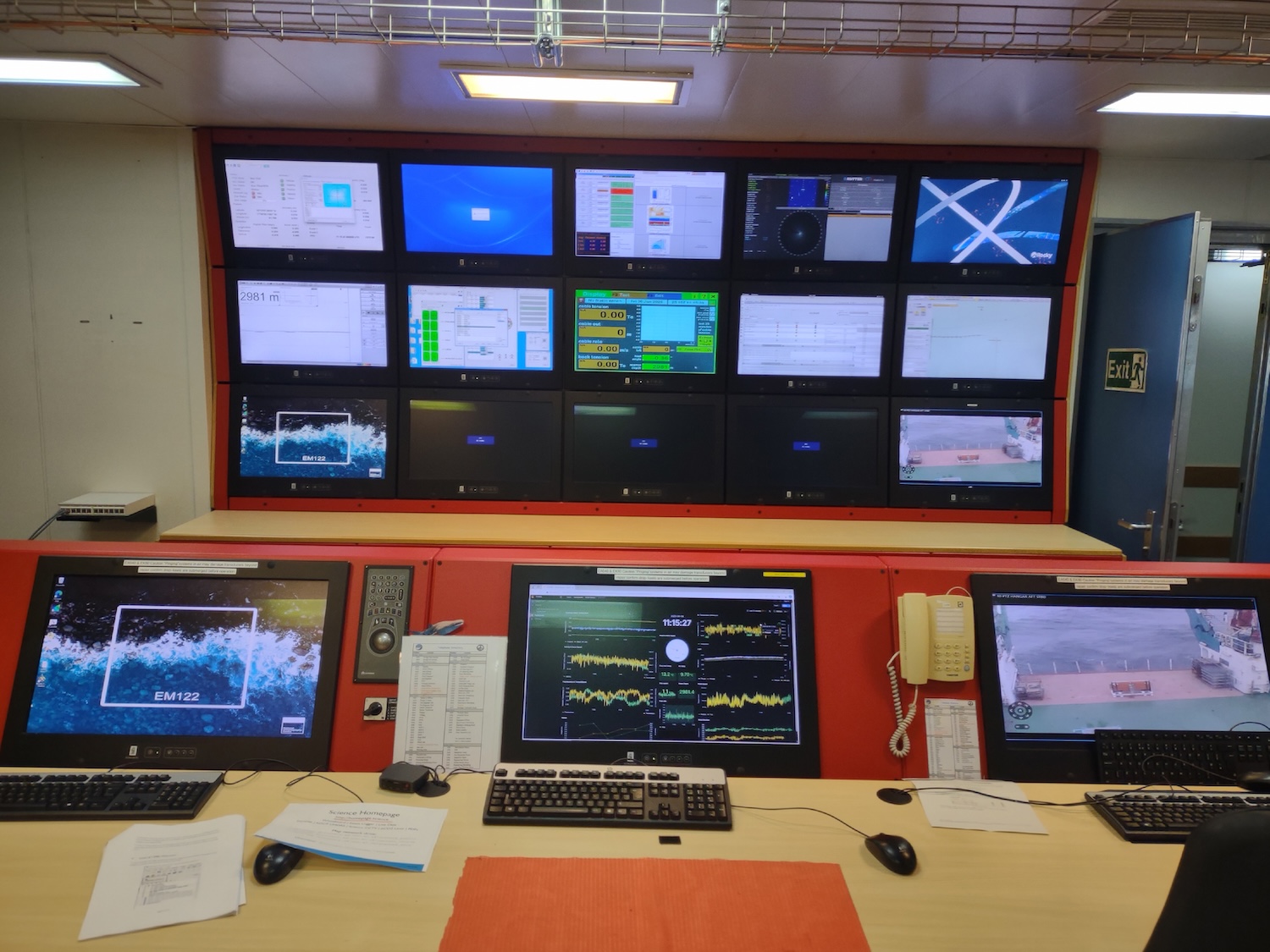 Scientific laboratories onboard