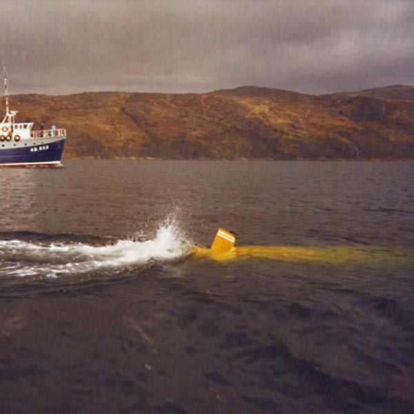 Autosub in the Firth of Lorne.