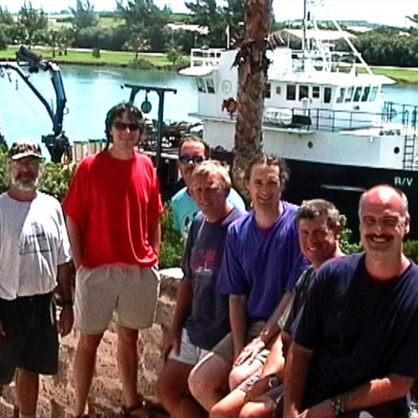 The Autosub team in Bermuda.