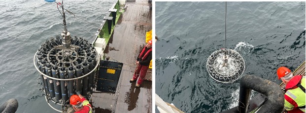 CTD rosette sampler
