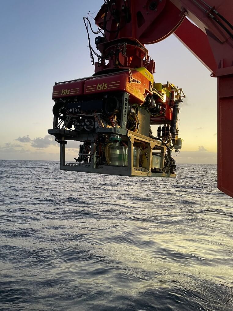ROV Isis on surface