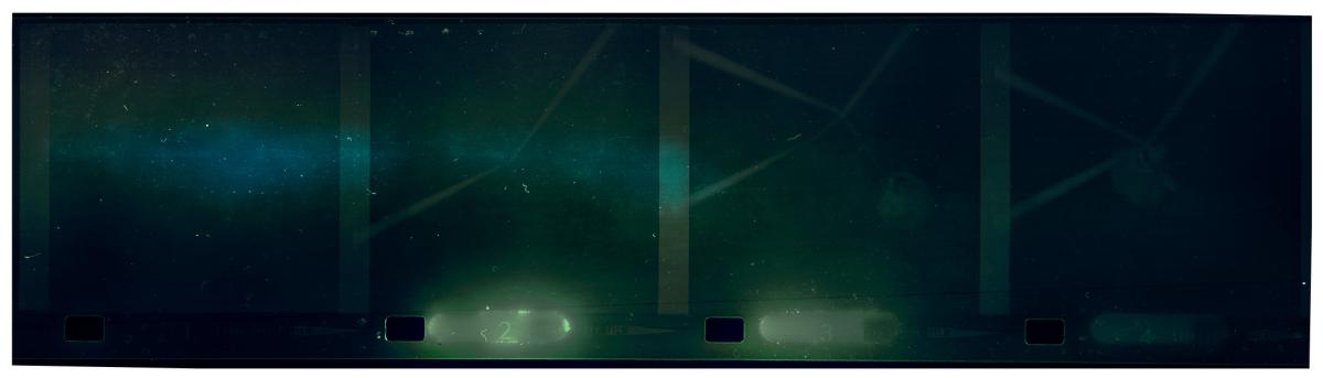Frames from the film were developed by an NOC engineer.