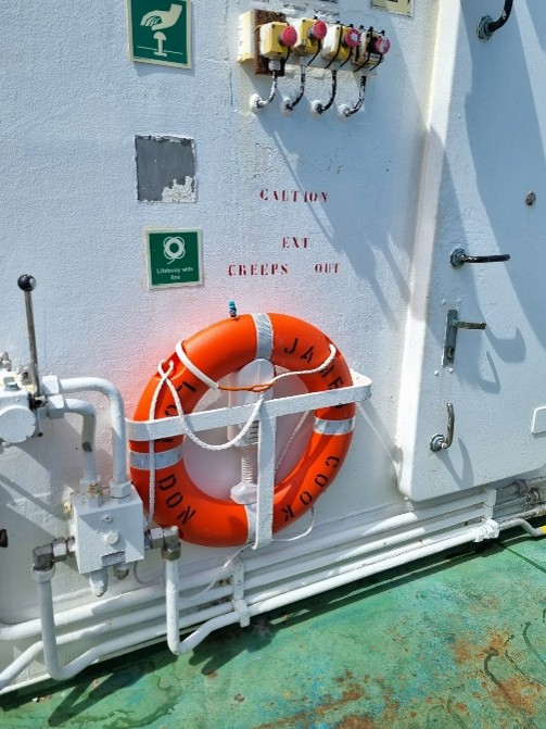 Lego Mini Diver on RRS James Cook