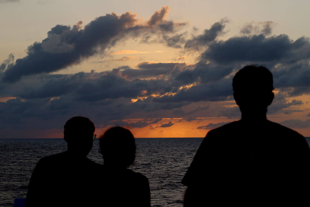 Pacific sunset