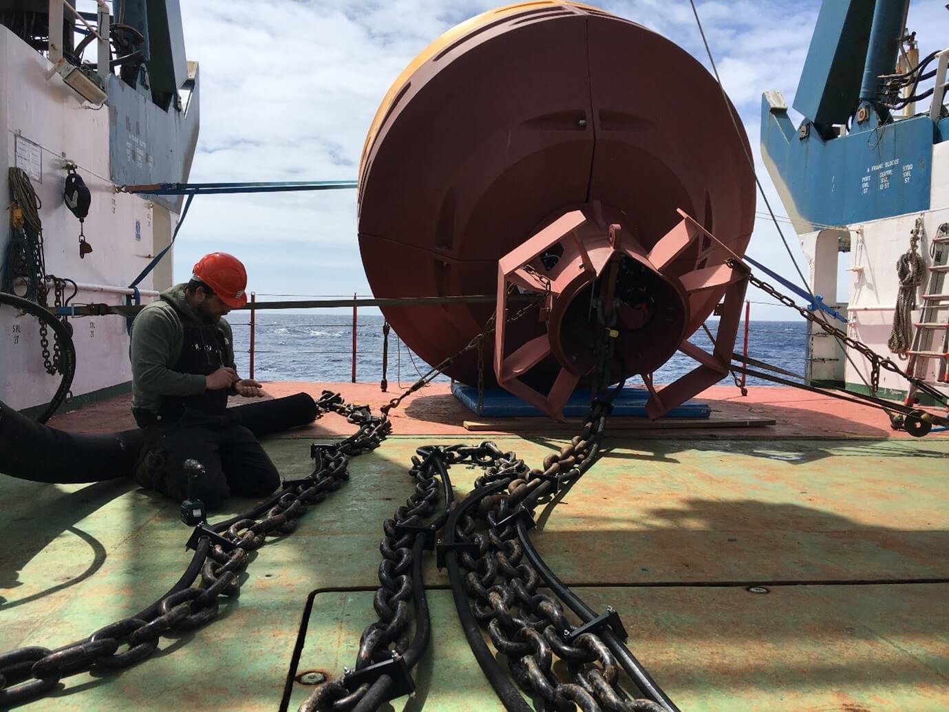 PAP buoy sensor installation