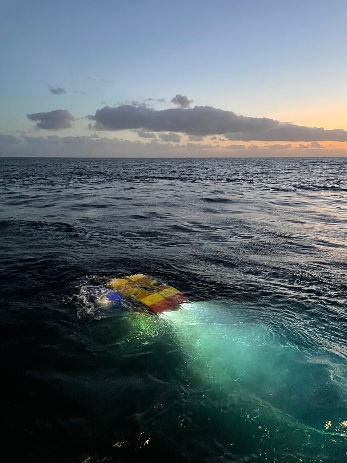 ROV Isis on the surface