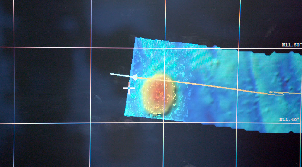 Seamount appears