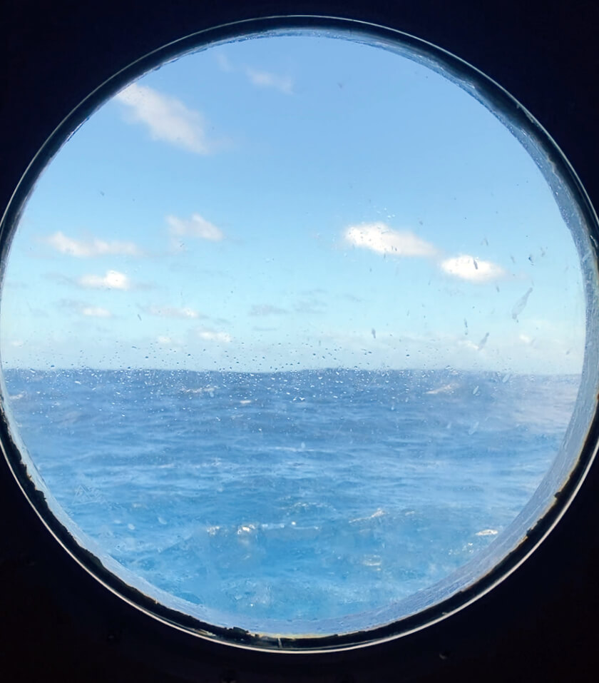 Window looking out to the CCZ