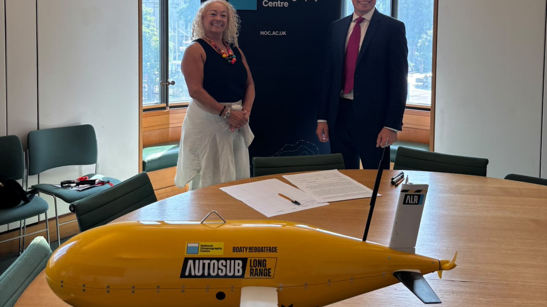 NOC hosts parliamentary drop-in event, attended by two local MPs (pictured)