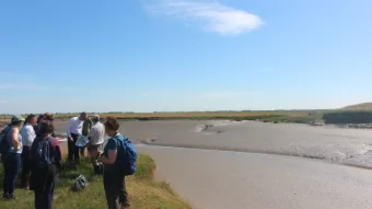 Co-Opt team and colleagues by one of the breaches at Hesketh