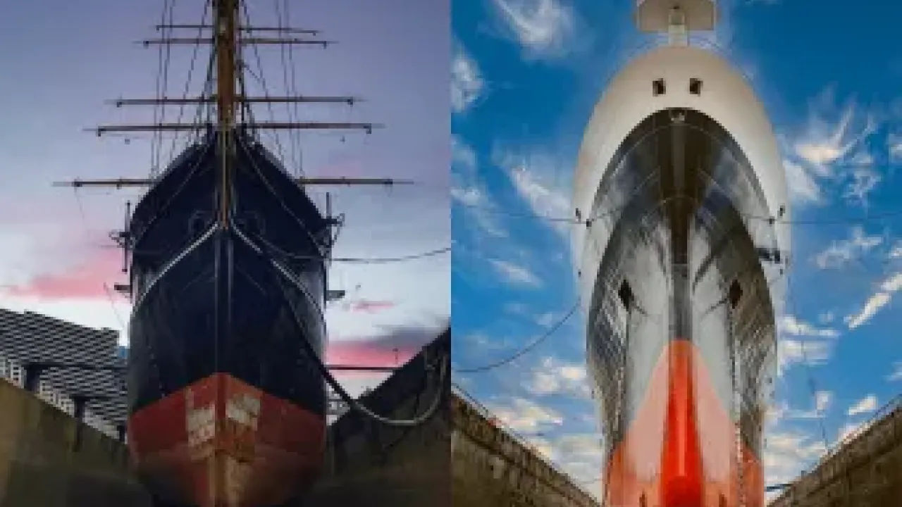 The current RRS Discovery will berth in Dundee