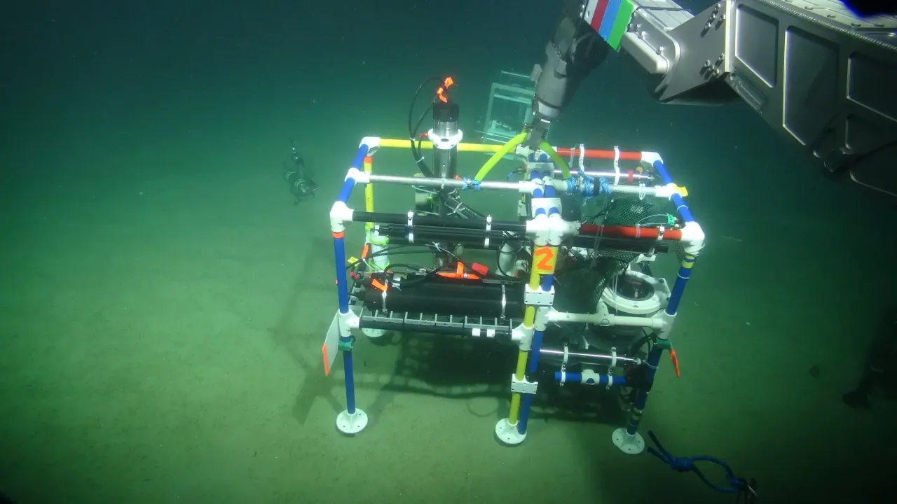 Marine carbonate sensor underwater