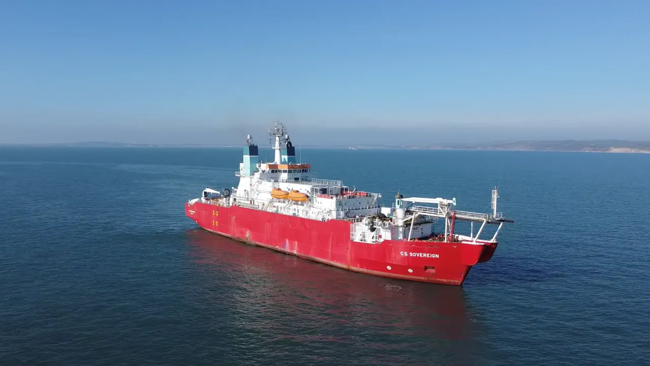 CS Sovereign cable laying vessel