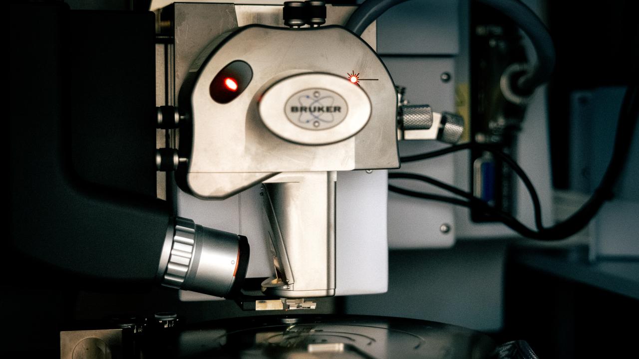The Bruker Dimension Icon Atomic Force Microscope integrated with Infrared spectroscopy (AFM-IR)