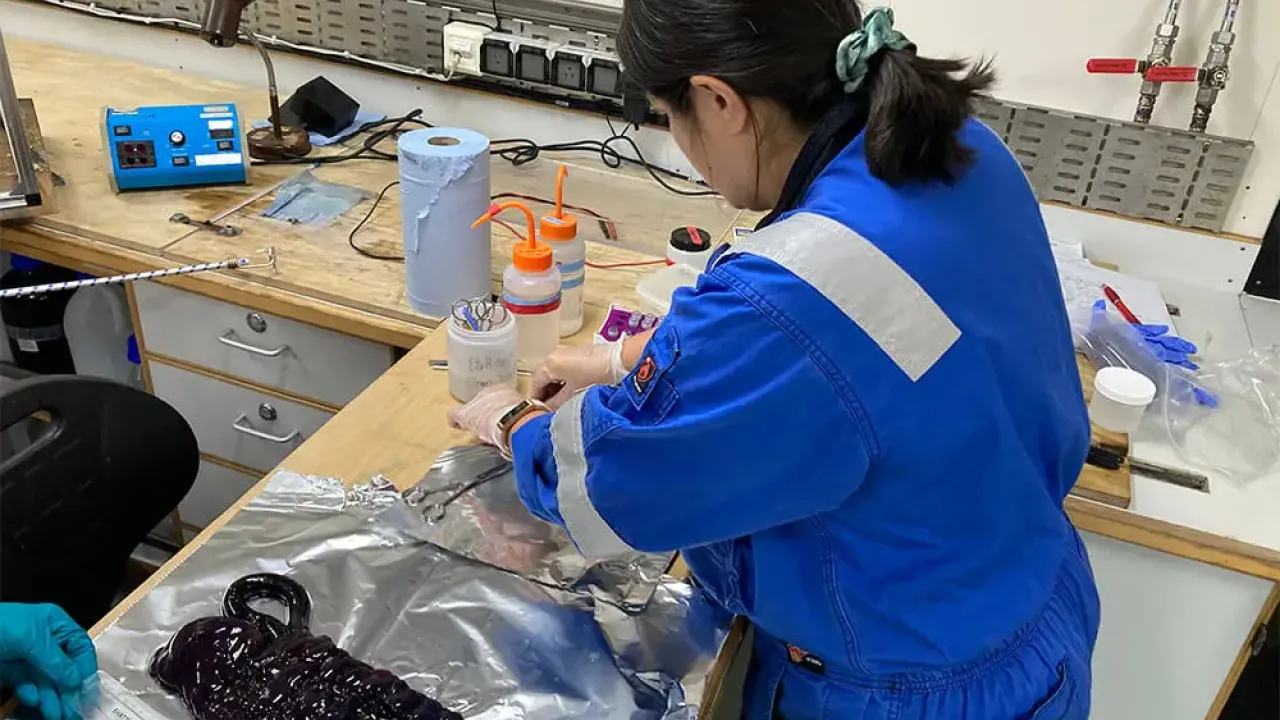 JC241 lab sample preparation