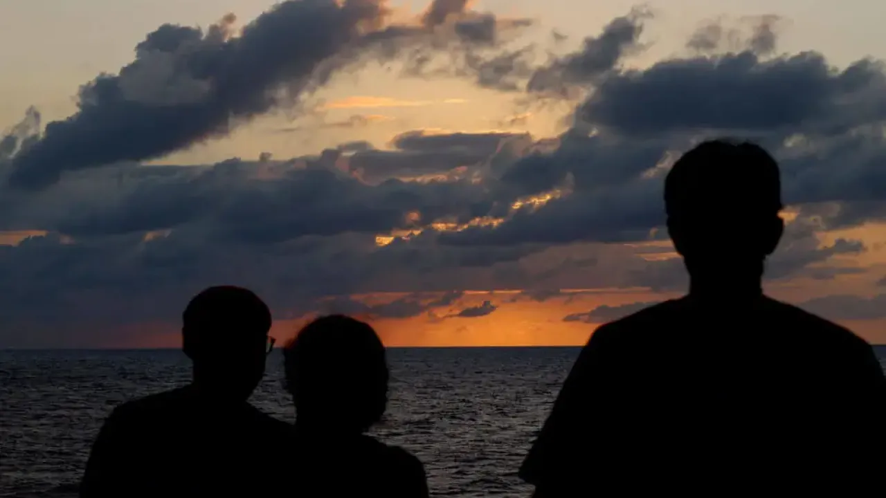 Pacific sunset