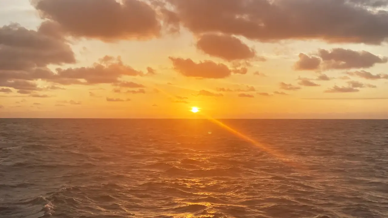 Clarion Clipperton Zone at dawn