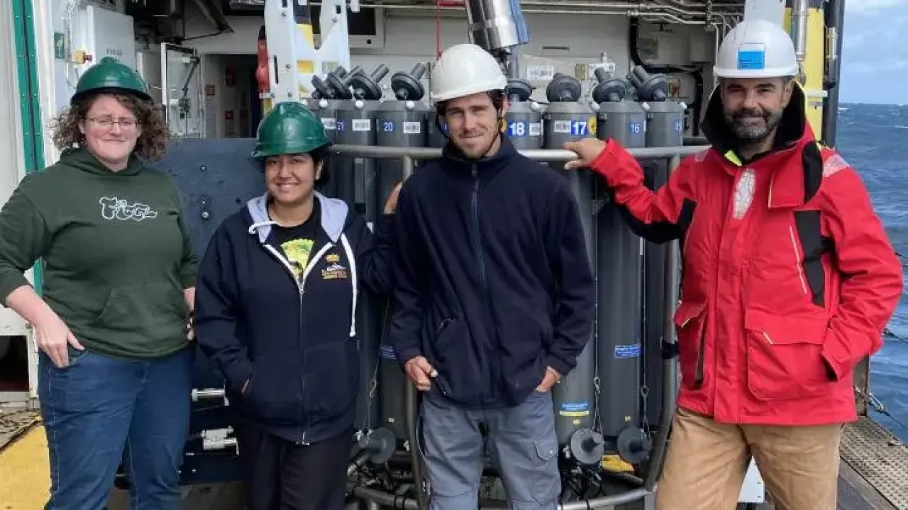 GEORGE team members on JC278
