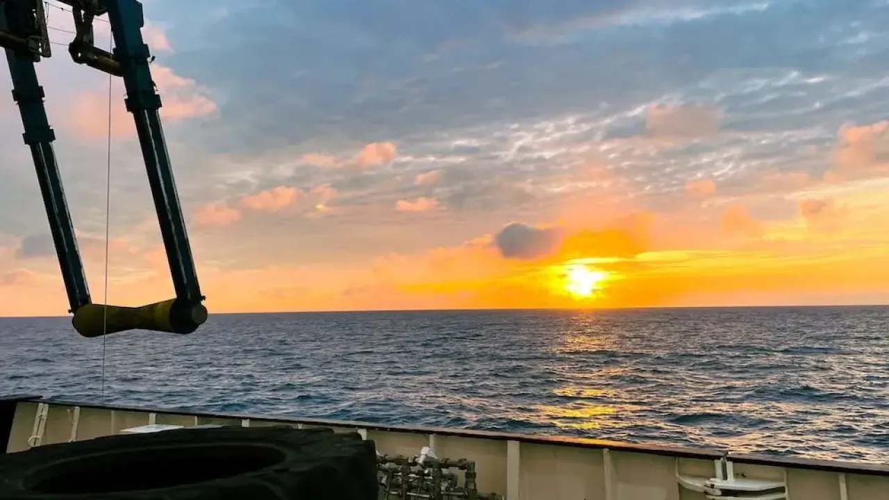 Sunset on JC263