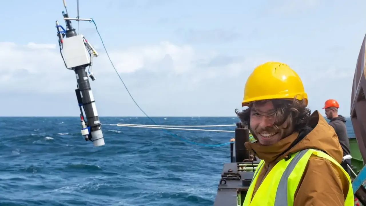 Theo Picard and an ARGO float
