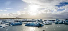 Floating ice