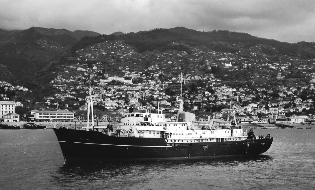RRS Discovery in Funchal, Portugal (1966)