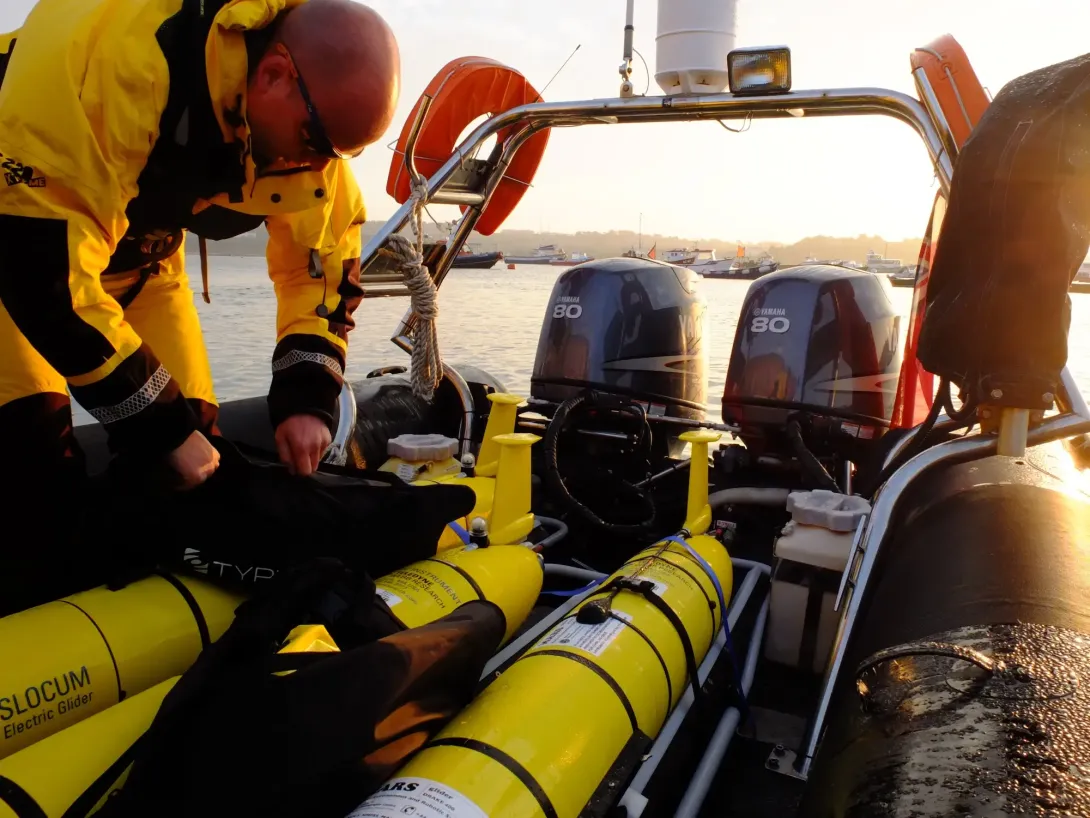 Gliders Preparing for Deployment