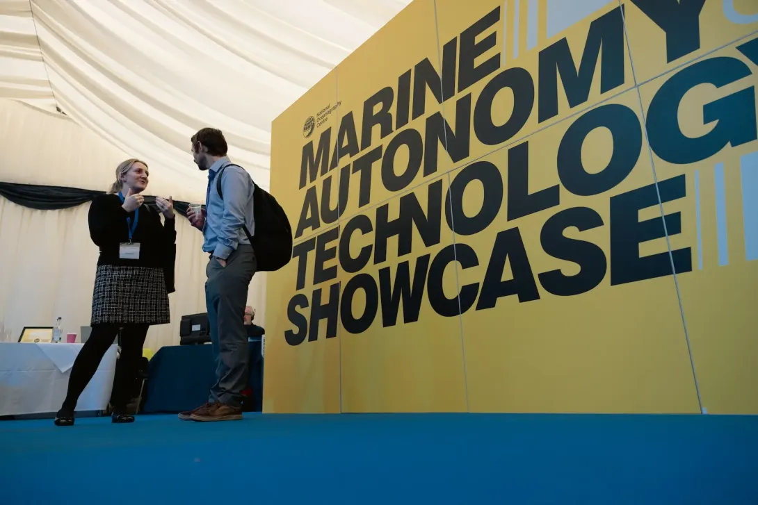 Large exhibition space in the marquee