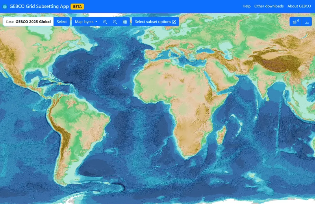General Bathymetric Chart of the Oceans (GEBCO)