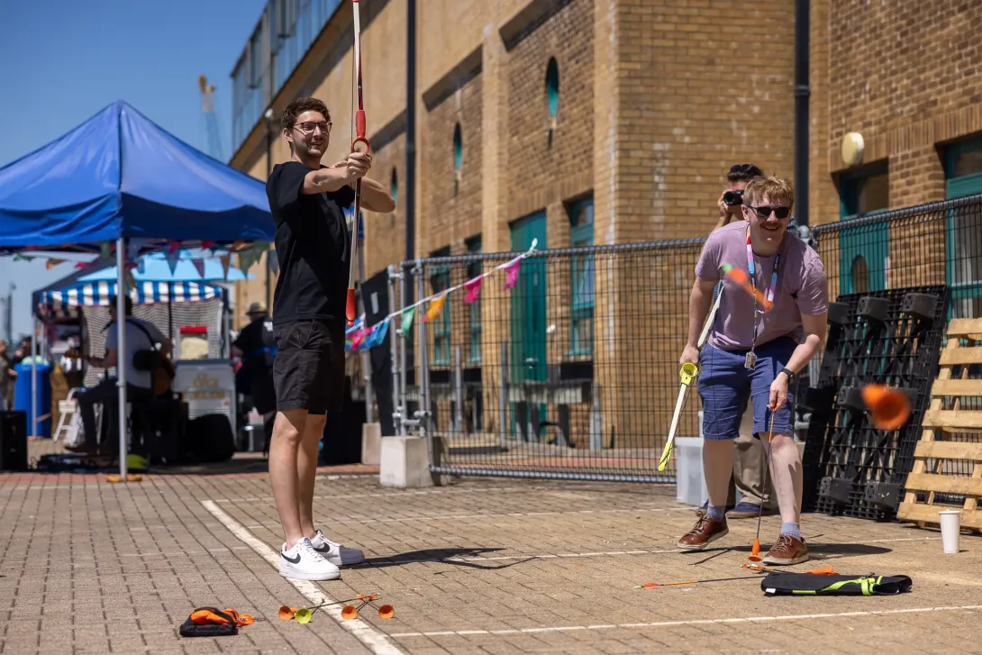 Archery at NOC's summer celebration