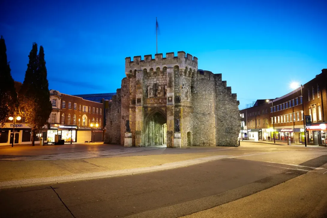 The Bargate on Southampton's high street