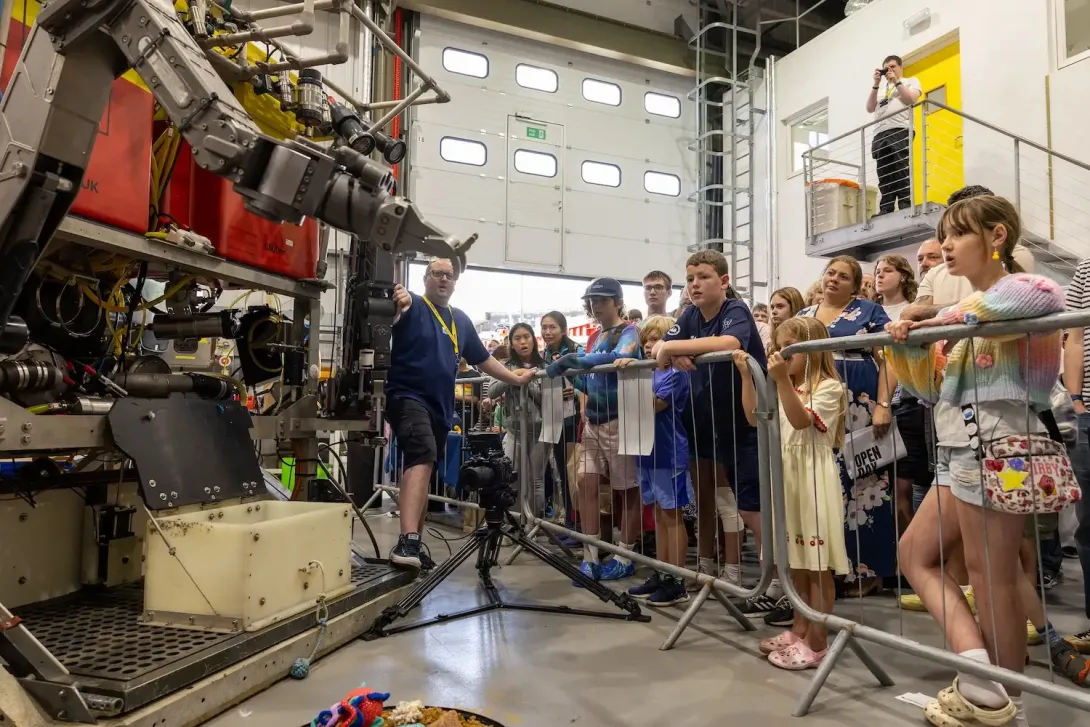 Remotely Operated Vehicle (ROV) demonstration