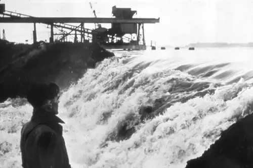 Eirth in 1953 during the North Sea flood